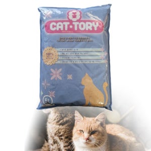 응고형모래 화장실 먼지없는 고양이 무향 5L 캣토리 편한 두부 바른 소취 소변흡수 외
