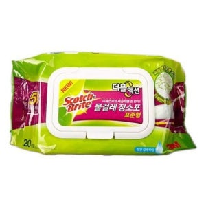 3m물걸레청소포더블액션표준형20매 찌든때 걸래 티슈