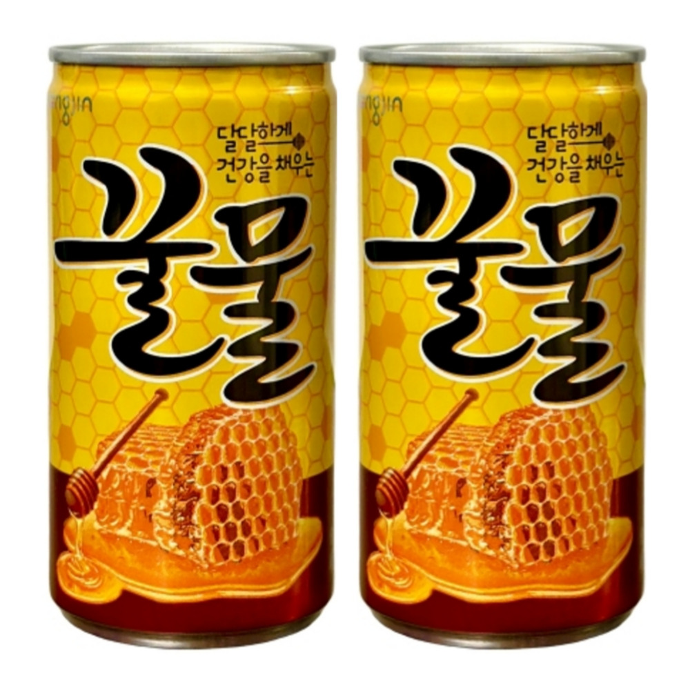 웅진 꿀물 180ml 30개 미니캔 꿀맛음료