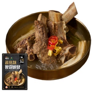 먹판사 진한 대왕갈비탕 푸짐한 골프채 소갈비탕 왕갈비탕 1.3kg 1개