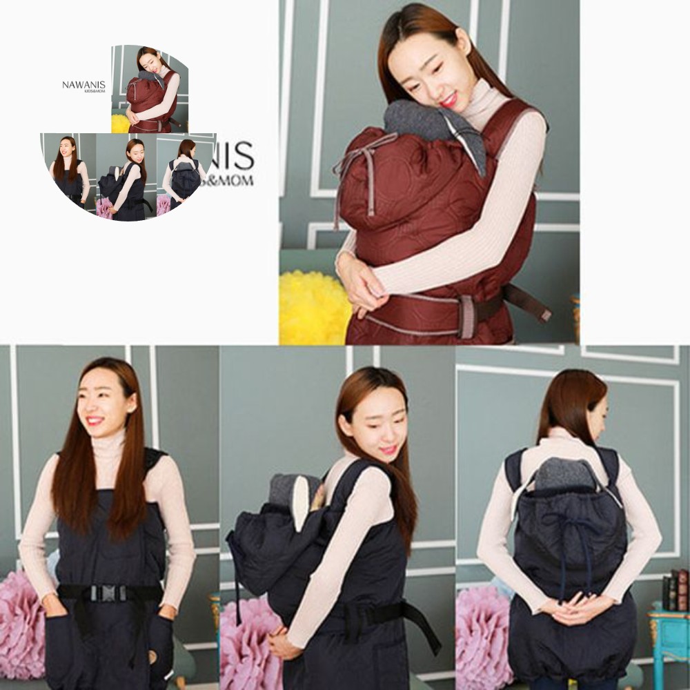 겨울 아기 나와니스 겉싸개 블랭킷 패딩포대기 털안감