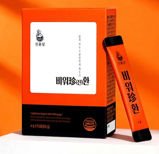 [100% 천연 고농축]진율담 비워진환 <b>차전자피 식이섬유</b> 환 장건강 다이어트 쾌변