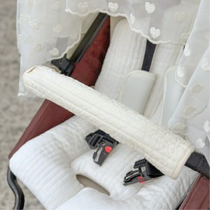 유모차 침받이 안전 바 벨트 카시트 벨트 커버 침받이