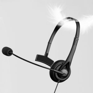 가벼운 온라인 수업 헤드셋 화상 유선 헤드셋 학습용 사무용 마이크