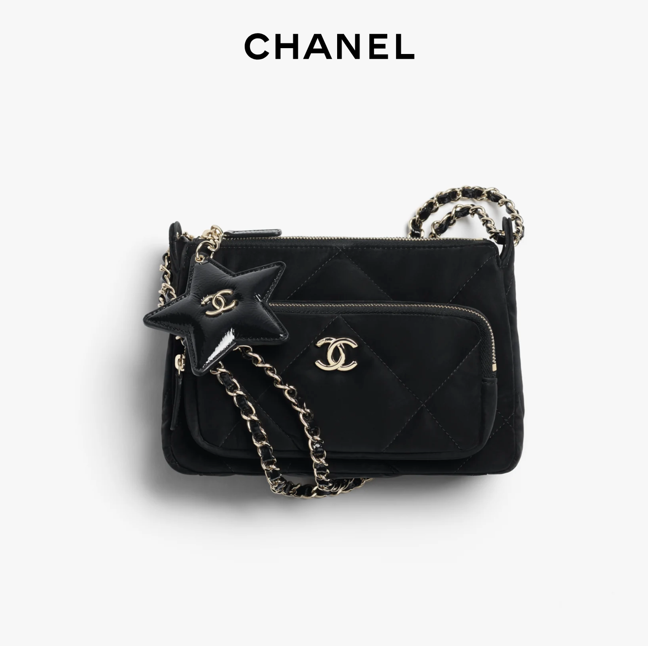 CHANEL 샤넬 턴락 25/26 네쥬 클러치 위드 체인 Coco Neige 2025/26 Collection Clutch With Chain