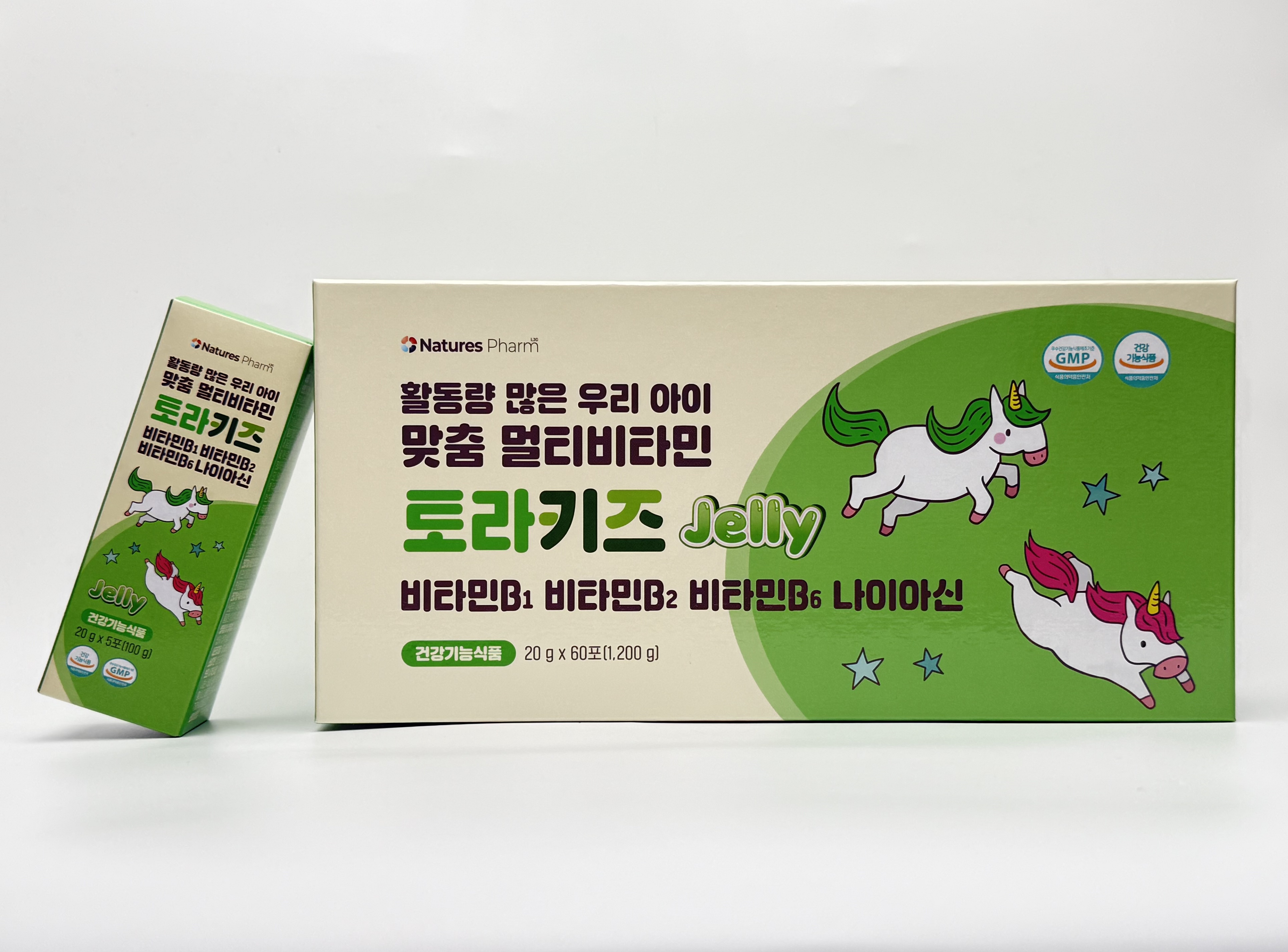 <b>네이처스팜</b> 토라키즈 젤리 60포 어린이 멀티비타민 비타민B 비타민C 아연 나이아신