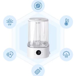 가열식 가습기 대용량 복합식 UV 살균 신생아 물멍 아기 가열식 가습기 6L H-01
