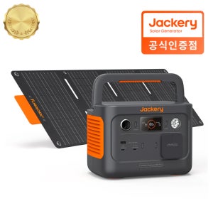 Jackery 휴대용 파워뱅크 300Plus+40W 태양광패널 Mini 세트