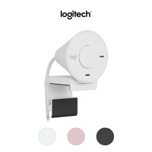 로지텍 브리오 300 웹캠 온라인수업 내장마이크 PC 화상회의 HD 1080p 화이트