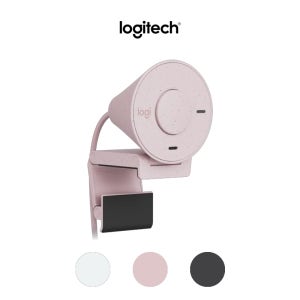 로지텍 브리오 300 웹캠 온라인수업 내장마이크 PC 화상회의 HD 1080p 핑크