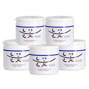 용융소금 1000도 미네랄소금 천일염 소금물 알칼리 융융 융용 소금 500g, 5개