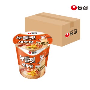 농심 누들핏 새우탕맛, 36g, 8개