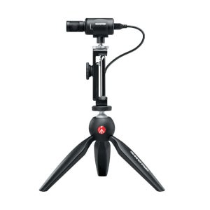 SHURE 슈어 MV88+ Video Kit 모바일 프리미엄 스테레오 컨덴서 유튜버 마이크 2년보증AS