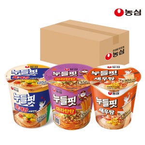 농심 누들핏 육개장사발면맛8입 + 마라탄탄맛 8입 + 새우탕맛 8입