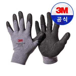 3M 컴포트그립 겨울용 장갑 오리지널 안전장갑 반코팅 방한작업 NBR 10켤레