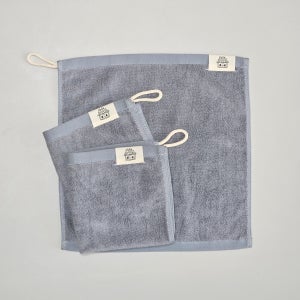 수건곳간 무형광 어린이집 고리수건 모달 핸드타올 60g 그레이, 5장