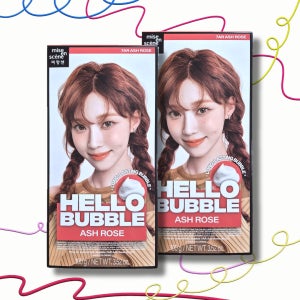 1+1 미쟝센 뉴헬로버블 염색약 100g, 7AR 애쉬로즈, 1개