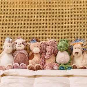 보레알리스 펑크펑크 6종 강아지 유니콘 나무늘보 악어 코끼리 사자 기린 애착 인형 선택