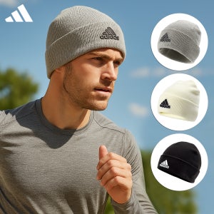 아디다스 로고 비니 커프 스포츠 러닝 테니스 캐주얼 방한 모자