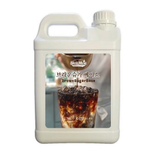 쉘몬 흑당 카페용 밀크티 브라운 슈가 2.5kg 음료베이스