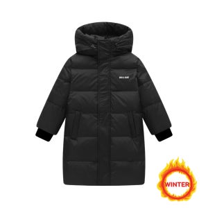 남아 패딩 주니어 키즈 초등 겨울 다운 롱 점퍼 아우터