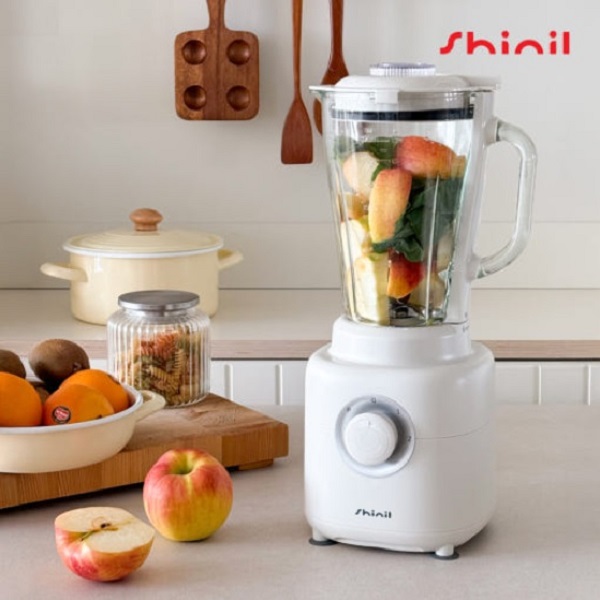 신일 글라스 퓨어 믹서기 1000W 8중칼날 26000RPM 강화유리 고속 블랜더 이유식