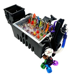 선상거치대 에기트레이 35구 선상태클박스 멀티클립 파이트 홀더 포함 낚시선반