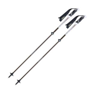 2526 키자키 길이 조절 카본 스키폴 파워 TL 14 브라운