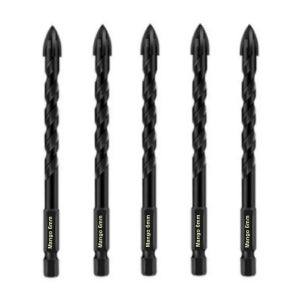 만능 드릴비트 6MM 5개입 1세트 화살촉 대리석 멀티 포세린 타일 콘크리트 십자 임팩