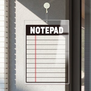 매장 아크릴 냉장고 책상 메모보드 알림판 영업중 안내판 걸이형 표지판 게시판 제작 A008