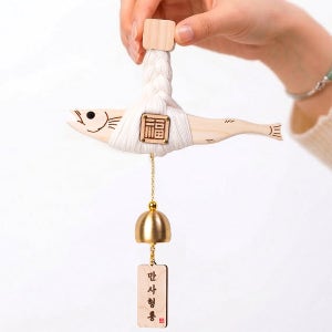 액막이명태 도어벨 편백나무 현관종 황동종 풍경 만사형통 집들이선물 선물용 개업선물 현관인테