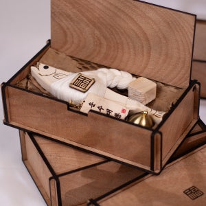 원목 액막이 명태 북어 현관 인테리어 소품 집들이 개업 선물 국산