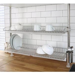 식기 건조대 싱크대 선반 그릇 정리대 2단 설거지 건조기 주방