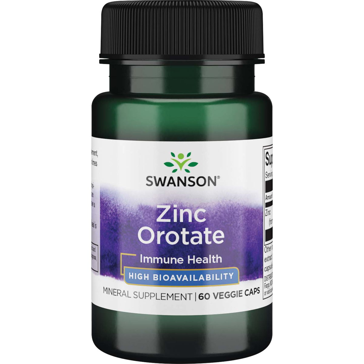 스완슨 <b>리튬</b> 오로테이트 울트라 아연 오로테이트 10mg 베지 캡슐 징크 60정 미네랄 소금