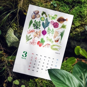 2026 제철음식 달력 세트 탁상 달력 이유식 캘린더 크리스마스 선물 새해 선물