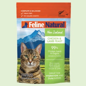 K9 캣 내추럴 고양이 주식파우치 치킨+램, 85g, 1개