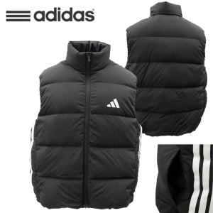 아디다스 경량 패딩 조끼 삼선 패딩 다운 베스트