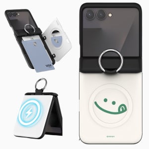 마그네틱 카드수납 미러 범퍼 케이스 꾸러기, 갤럭시Z 플립7