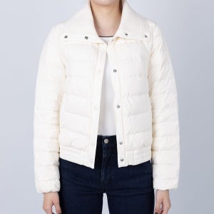 게스 여성 페더라이트 퍼포먼스 구스 경량패딩 아이보리 YO4W5869 I