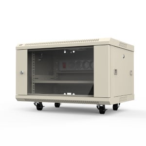 엠비에프 미니랙 H350 아이보리 6U 350x450x600