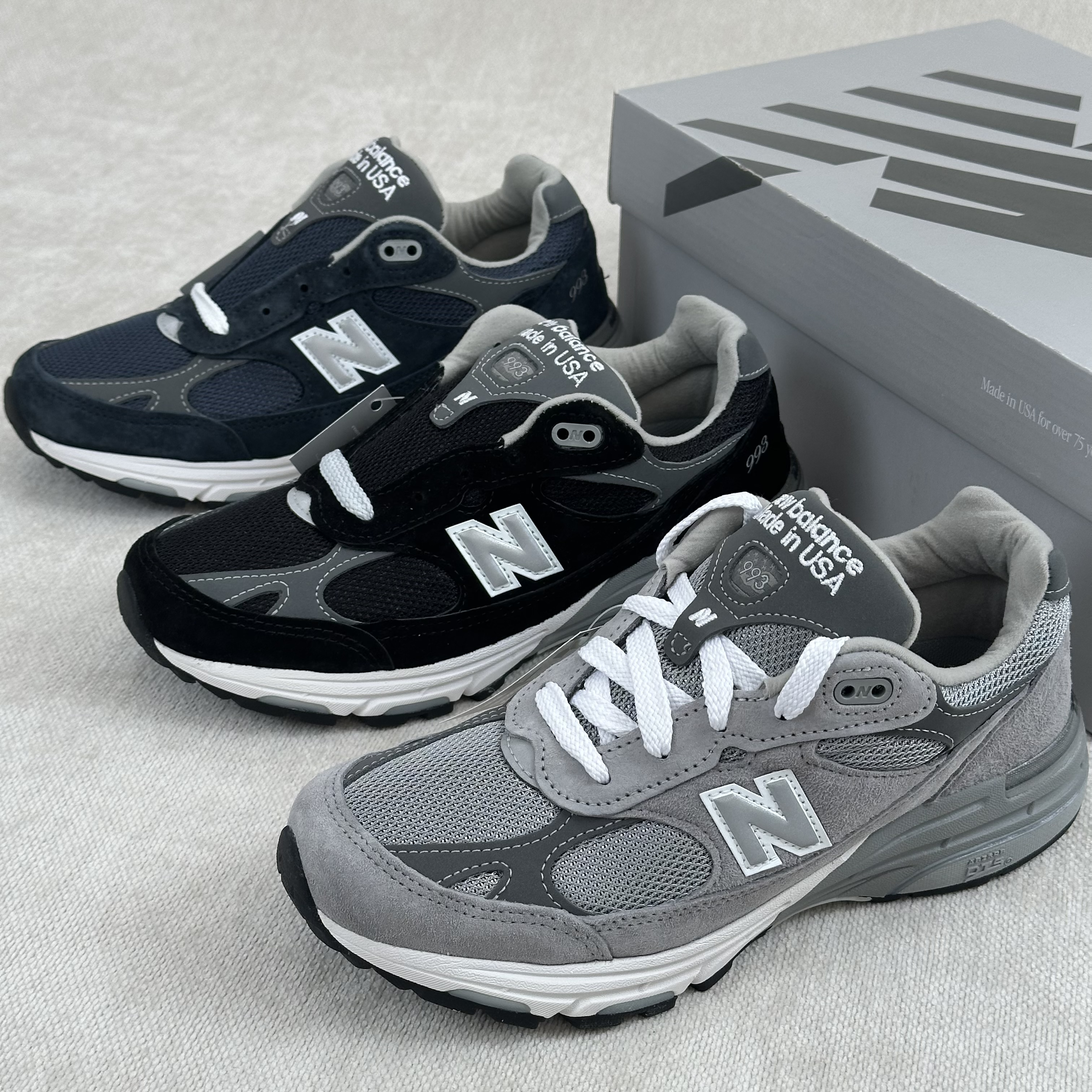New Balance 993 Made in USA 'Grey' (뉴발란스 993 그레이)
