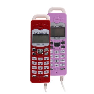 [대명] DM-720 발신자 벽걸이전화기 / 받침없는 원피스폰
