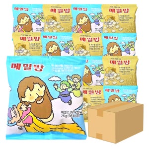 전도용 과자 소포장 메밀건빵 대량 교회 답례품 단체행사 25g, 200개