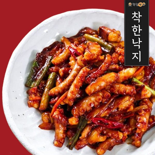 착한낙지 낙지볶음 매운 낚지 홈쇼핑 밀키트 135g, 6팩