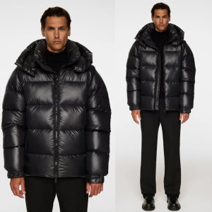 제이린드버그 골프웨어 남성 크릭 다운 자켓 파카 바람막이 패딩