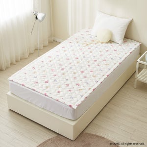 선물용 프린세스 캐치티니핑 EMF전자파없는 2in1 카본탄소매트 전기요 슈퍼싱글, 110x200cm, 시크릿 화이트 패드핏