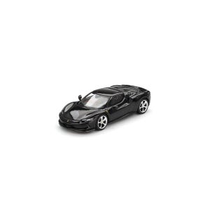 BBR Models 프리미엄 페라리 296 GTB 블랙 1:64 다이캐스트 자동차 미니어처 모형
