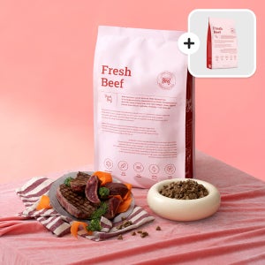 5+1 본아페티 플러스 프리미엄 기능성 수제사료 활력+종합기능성, 1kg, 6개