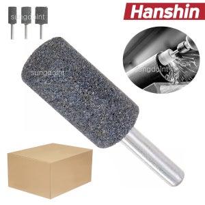 (30개입) 그라인딩 스톤 추지석 A 원통형 흑색 샹크 6mm/직경 16-25mm 금속연마