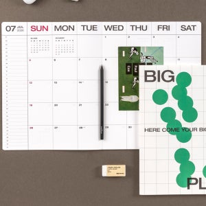 2026 아르디움 빅 먼슬리 플래너 월간 스케줄러 대형 A4 스케줄 다이어리 그린도트